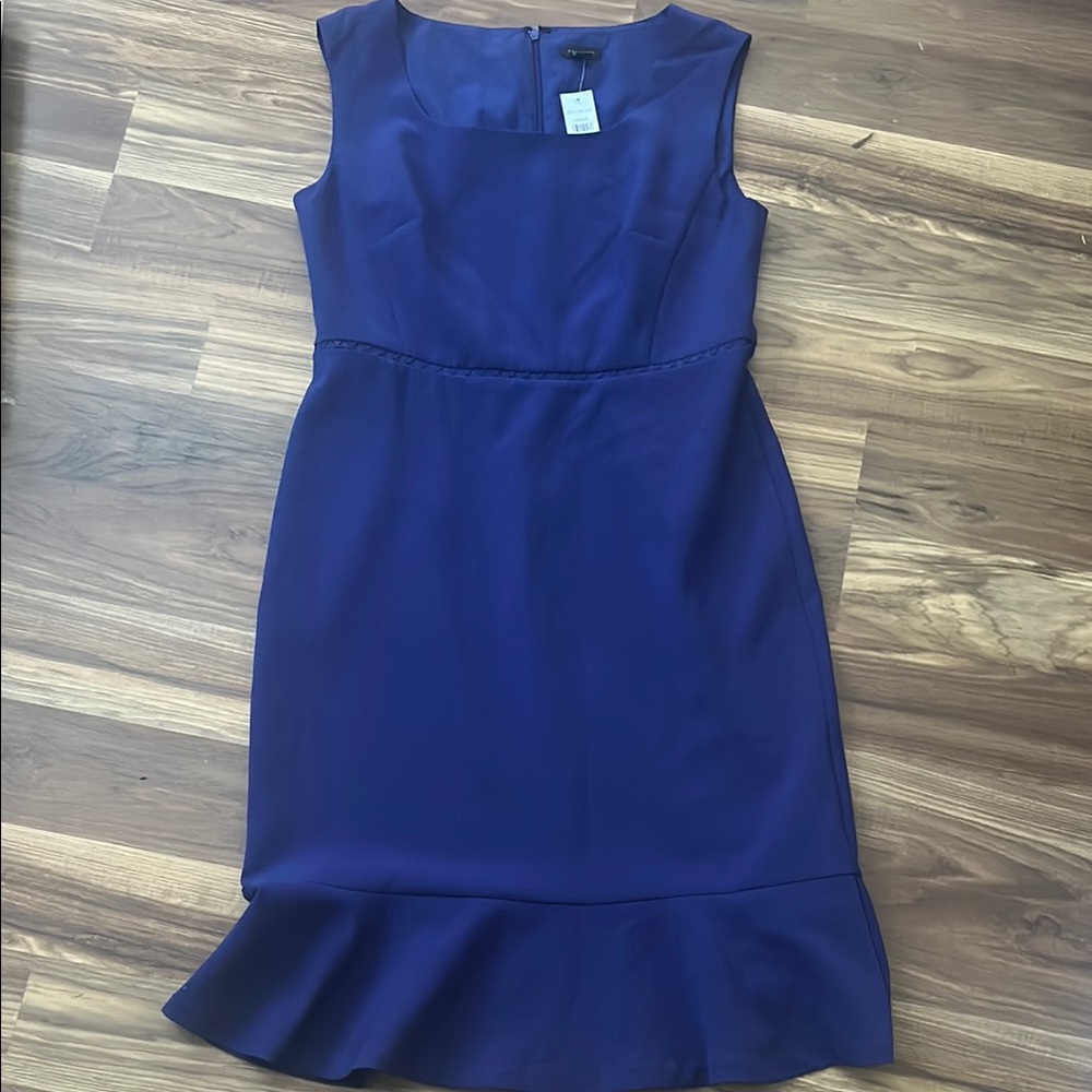 Ann Taylor Square Neck Midi Dress